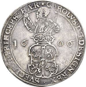 4 mark 1606. Har vært anhengt/has been mounted