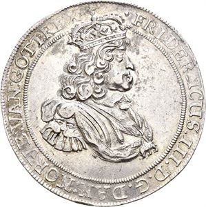 FREDERIK III 1648-1670 Speciedaler 1660. S.17