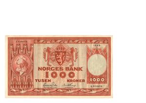 1000 kroner 1949. A0490076