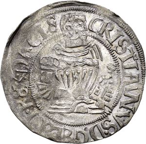 CHRISTIAN III 1534-1559, 4 skilling 1535. Roskilde. S.146