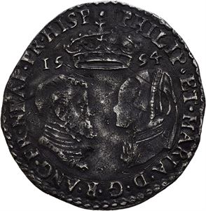 Philip & Mary, 6 pence 1554