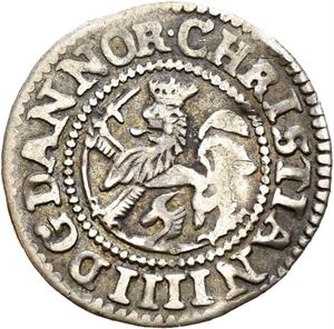 Christian IV 1588-1648. 4 skilling 1641. S.55