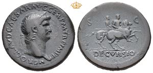 Nero, AD 54-68. Æ sestertius (27,92 g)