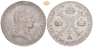 Franz II Joseph, kronentaler 1793 B. Kremnitz