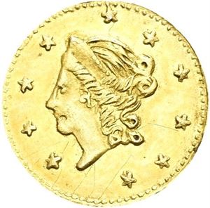 1/2 dollar 1870. California