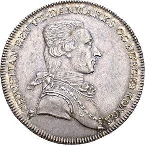 CHRISTIAN VII 1766-1808 Reisedaler 1788. S.7