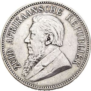 5 shillings 1892. Double shaft