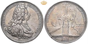 Frederik IV. Landmilitsen 1701. Wineke. Sølv