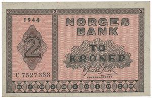 2 kroner 1944 C