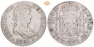 Ferdinand VII, 8 reales 1821. JJ