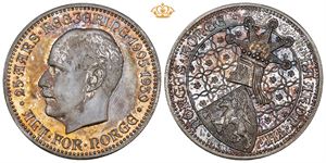 25 års regjering 1930. Sølv. 35 mm