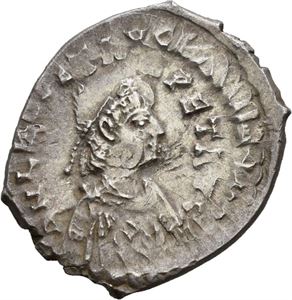 Leo I 457-474, siliqua, Constantinople. R: Innskrift innenfor krans