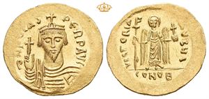 Phocas, AD 602-610. AV solidus (4,47 g; 22,5 mm)