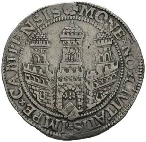 Kampen, rijksdaler u.år (1596-1598)