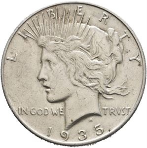 Peace Dollar 1935 S