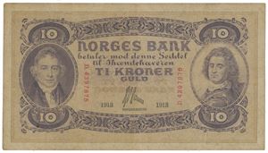 10 kroner 1913. D.4397875.