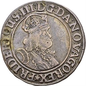 FREDERIK III 1648-1670, CHRISTIANIA, 1/4 speciedaler 1650. R. S.22