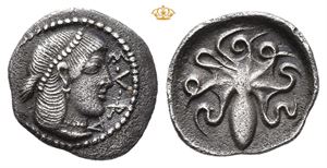 SICILY, Syracuse. Second Democracy, 466-405 BC. AR litra (0,62 g)