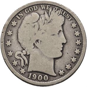 ½ Dollar "Barber Half Dollar" 1900