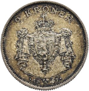 2 kroner 1907 jub
