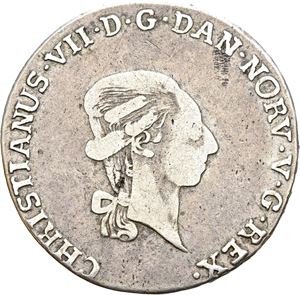 CHRISTIAN VII 1766-1808 1/3 speciedaler 1798. S.4