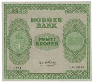 50 kroner 1948. B0309948