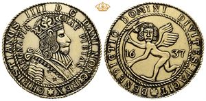 Fiigenschou 10 dukatt 1637 i gull