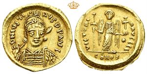 Justin I. AD 518-527. AV solidus (4,15 g).