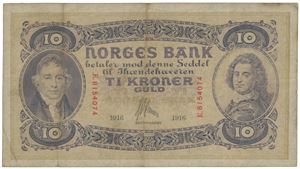 10 kroner 1916 E.8154074