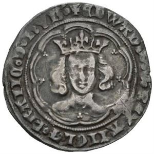 Edward III 1327-1377, groat, London 1354-1355