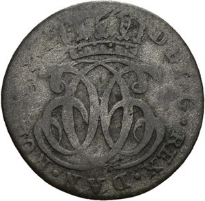 CHRISTIAN VI 1730-1746. KONGSBERG. 2 skilling 1742. S.4