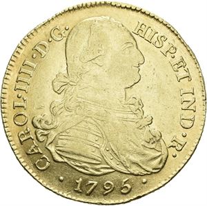Carl IV, 8 escudos 1795 P