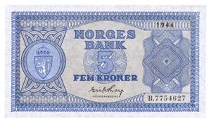 5 kroner 1946. B7754627
