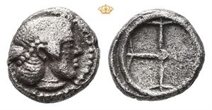 SICILY. Syracuse. Deinomenid Tyranny, 485-466 BC. AR litra (0,60 g)