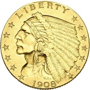 2 1/2 dollar 1908