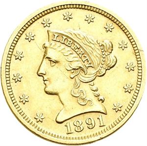 2 1/2 dollar 1891
