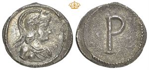 AR 1/2 siliqua, AD 527-565
