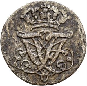 FREDERIK IV 1699-1730 1 skilling 1701. S.10