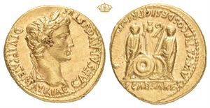 Augustus, 27 BC-AD 14. AV aureus (20 mm; 7,85 g)