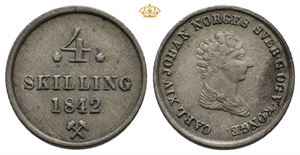 4 Skilling 1842