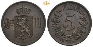 5 øre 1876