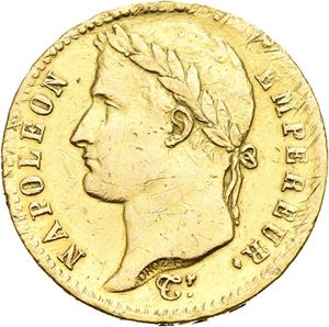 Napoleon I, 20 francs 1813 A. Riper/scratches
