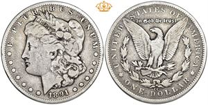 Dollar 1891 CC
