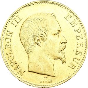 Napoleon III, 100 francs 1857 A