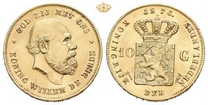 Willem III, 10 gulden 1875
