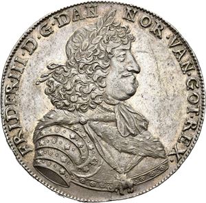 FREDERIK III 1648-1670, 2 speciedaler 1669. S.8