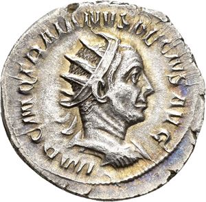 TRAJAN DECIUS 249-251, antoninian, Roma 249 e.Kr. R: Victoria gående mot venstre