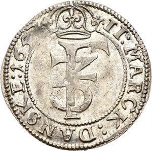 Frederik III 1648-1670. 2 mark 1657. S.41