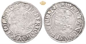 Denmark. Frederik I 1523-1533, dobbeltskilling 1527, Gottorp