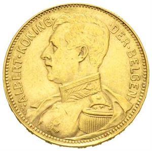 Albert, 20 francs 1914. Flamsk
